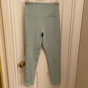 Girlfriend Collective 7/8 Leggings Small Mint Seafoam Green
